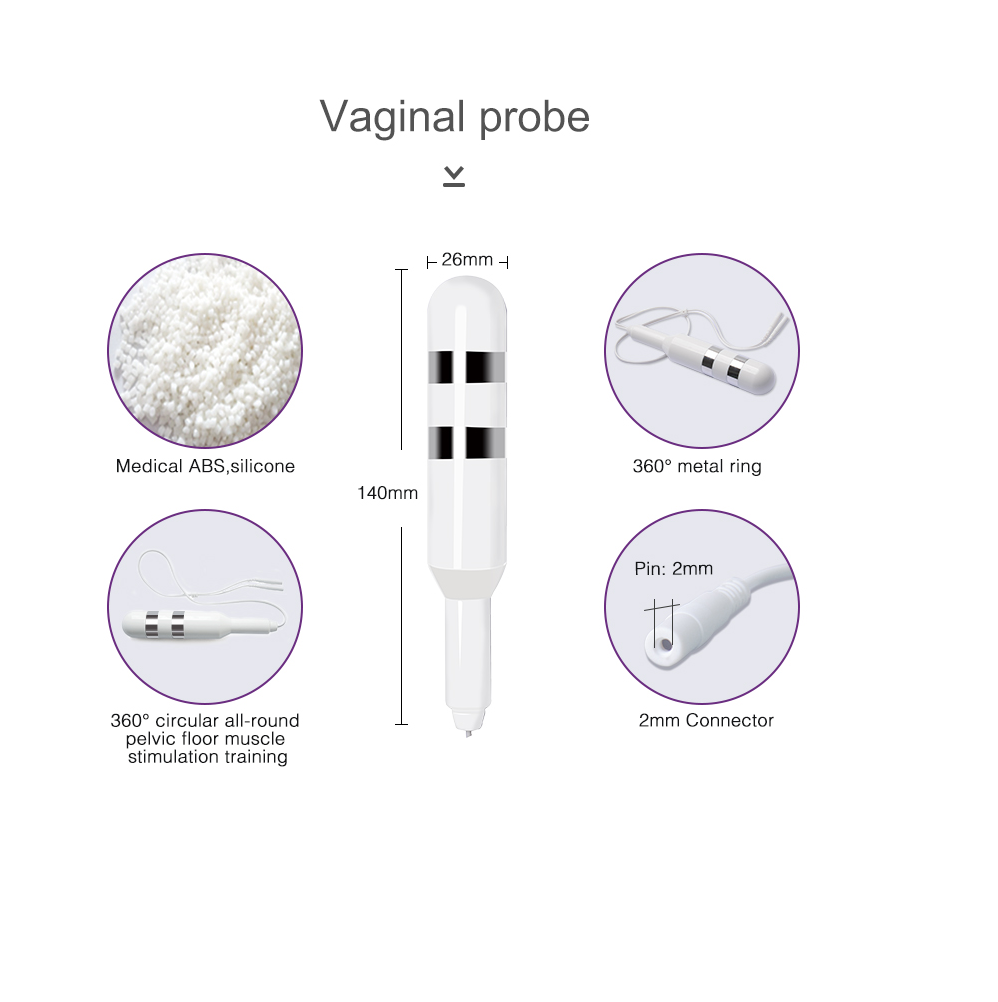 iStim PR-03 Sonda Vaginale (Grande) per Stimolazione Pavimento Pelvico – Sollievo Incontinenza, Rafforzamento Muscolare – Connettore 2 mm, Accessorio